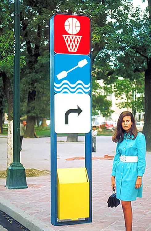 Mexico 1968 Road Signs