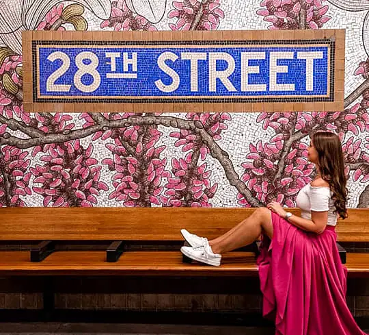 28th Street Mosaic NYC Subway